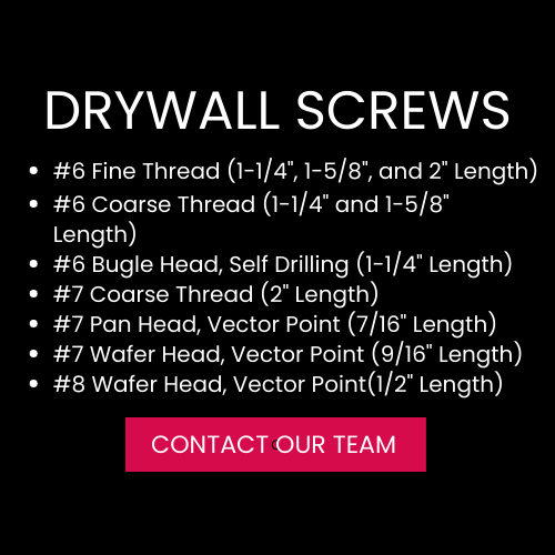 TEChnical Building Products - Drywall Screws Canada